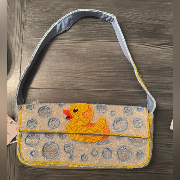 Viral beaded duck bag. NWT. - Picture 1 of 2